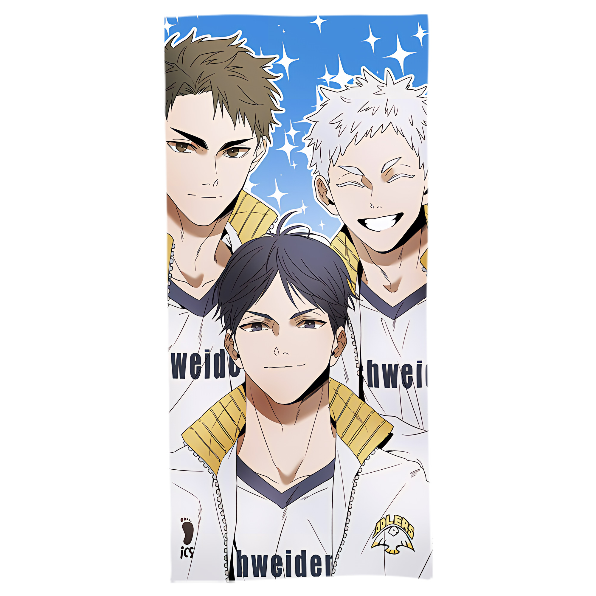 （画像用） ハイキュー!! Haikyu!! 大判バスタオル 70×140cm 吸水速乾 柔らかい肌触り