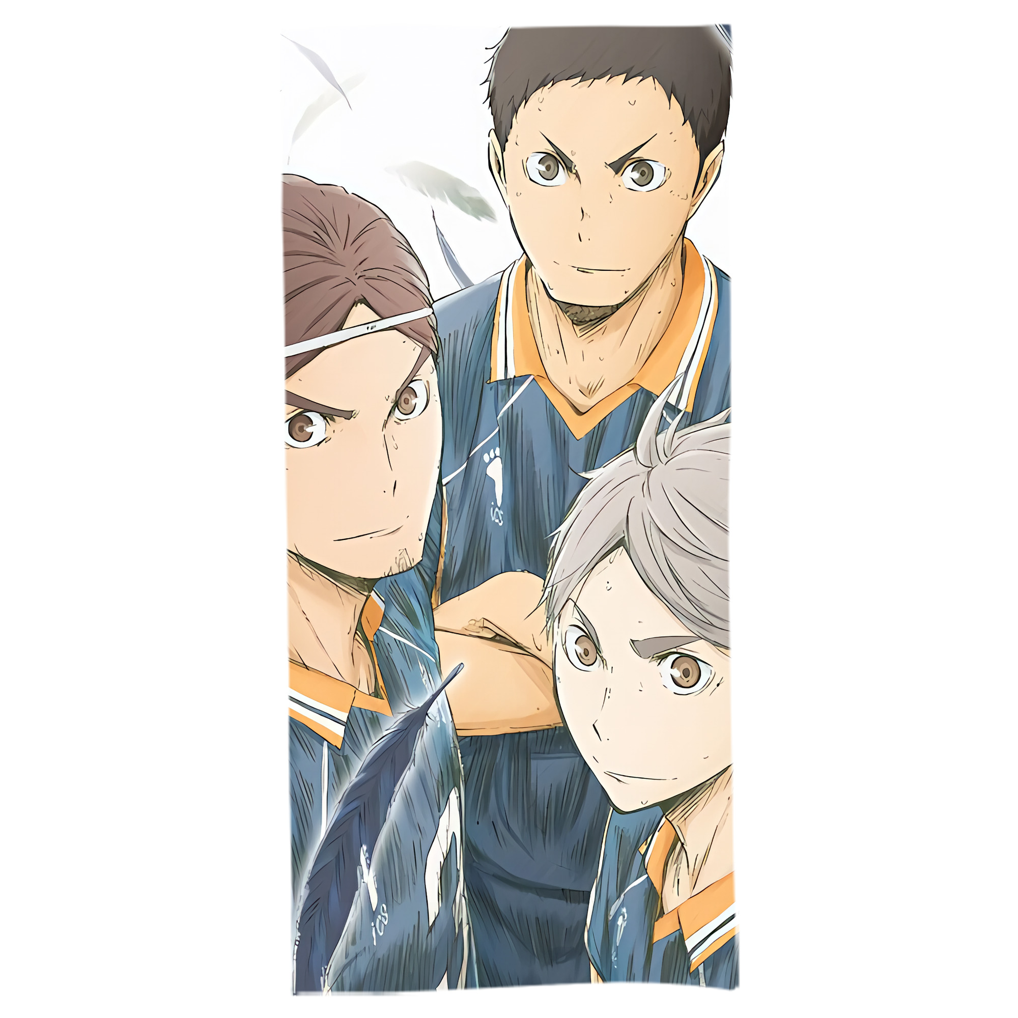 （画像用） ハイキュー!! Haikyu!! 大判バスタオル 70×140cm 吸水速乾 柔らかい肌触り