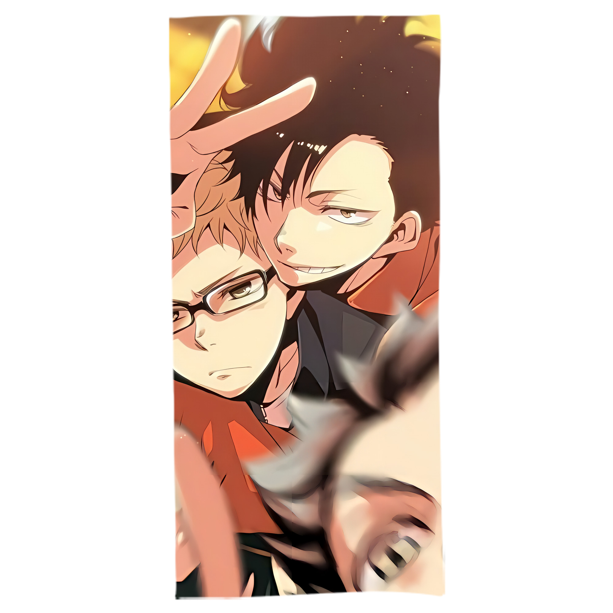 （画像用） ハイキュー!! Haikyu!! 大判バスタオル 70×140cm 吸水速乾 柔らかい肌触り