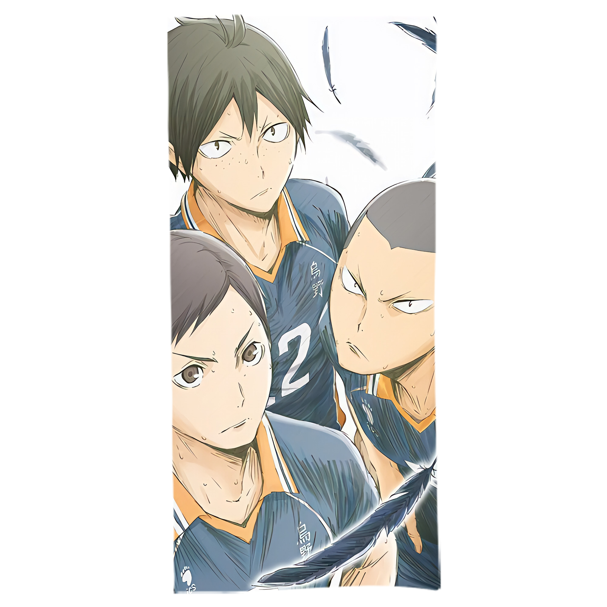 （画像用） ハイキュー!! Haikyu!! 大判バスタオル 70×140cm 吸水速乾 柔らかい肌触り