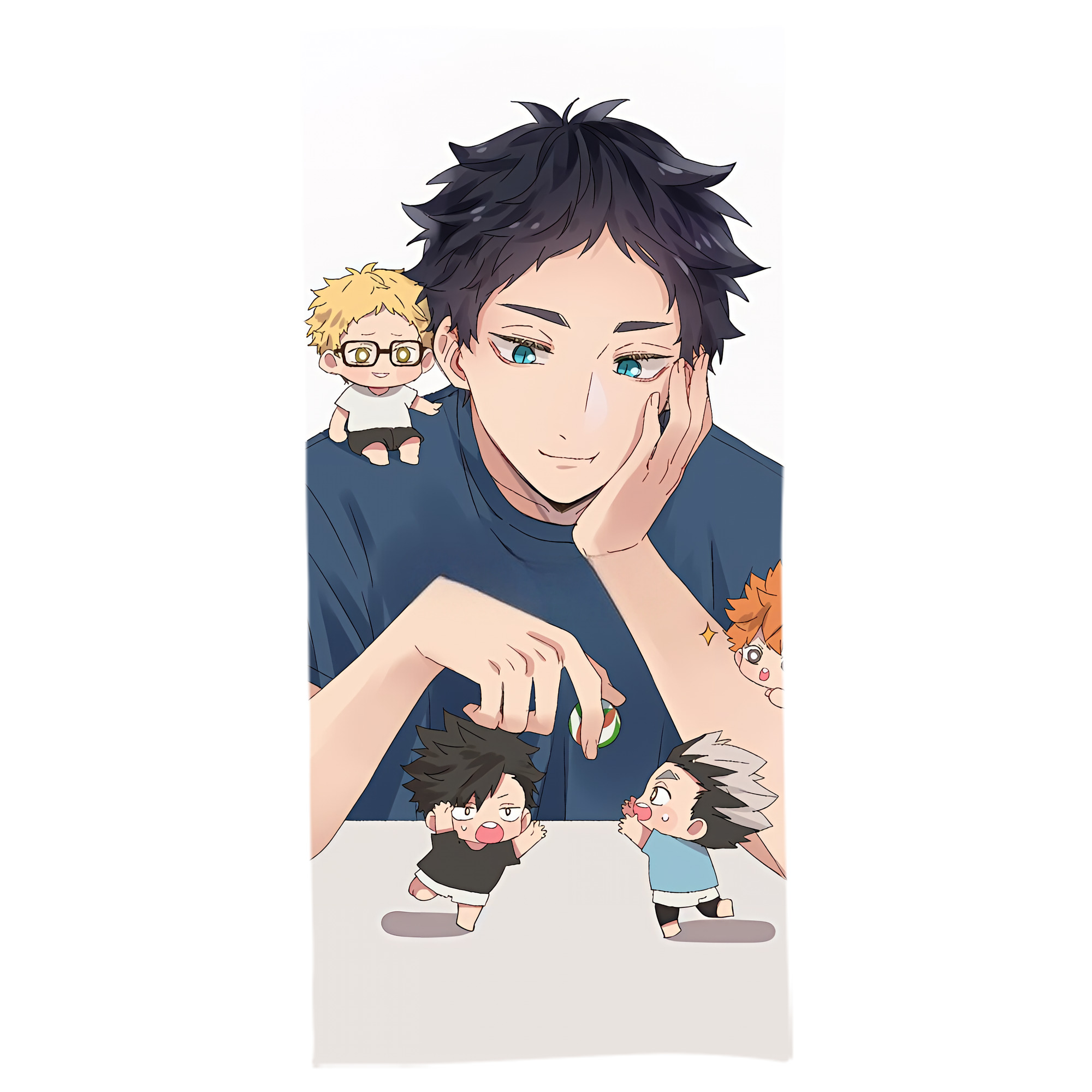 （画像用） ハイキュー!! Haikyu!! 大判バスタオル 70×140cm 吸水速乾 柔らかい肌触り