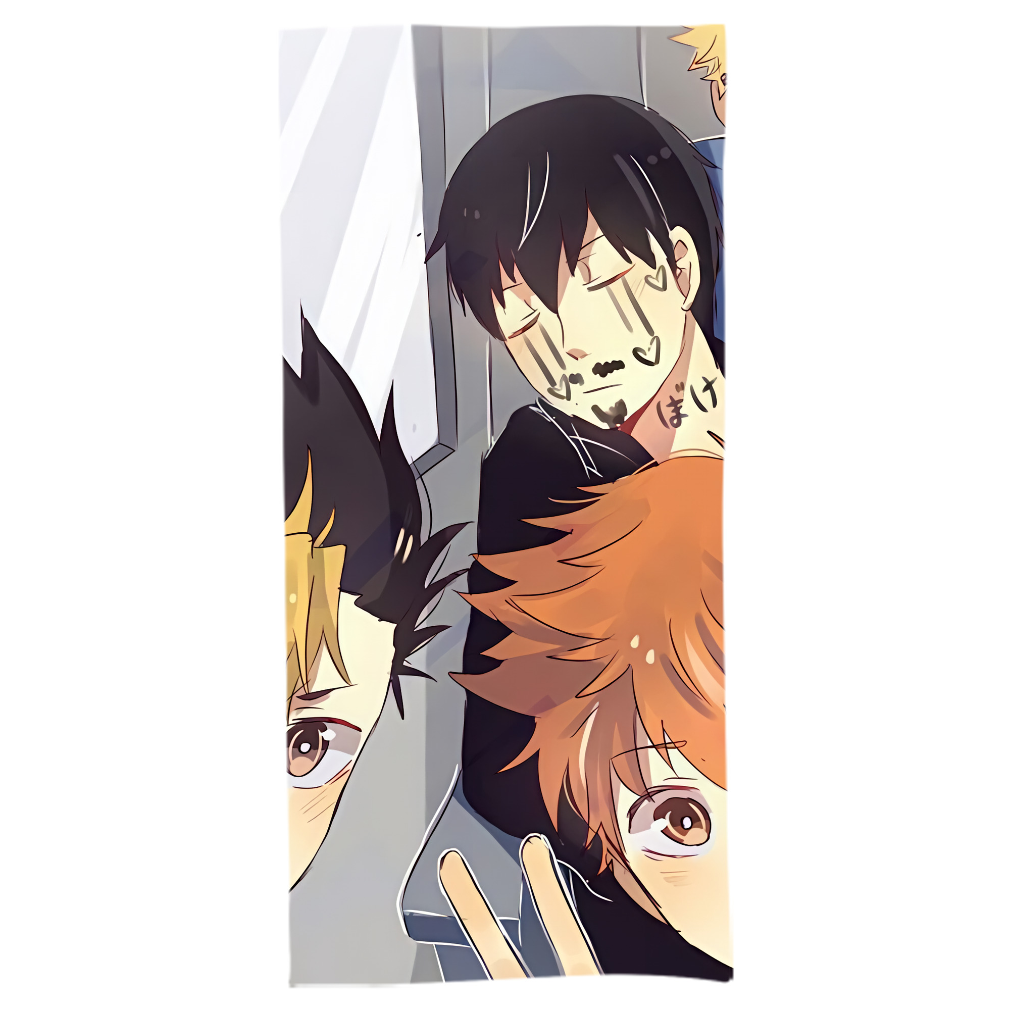 （画像用） ハイキュー!! Haikyu!! 大判バスタオル 70×140cm 吸水速乾 柔らかい肌触り