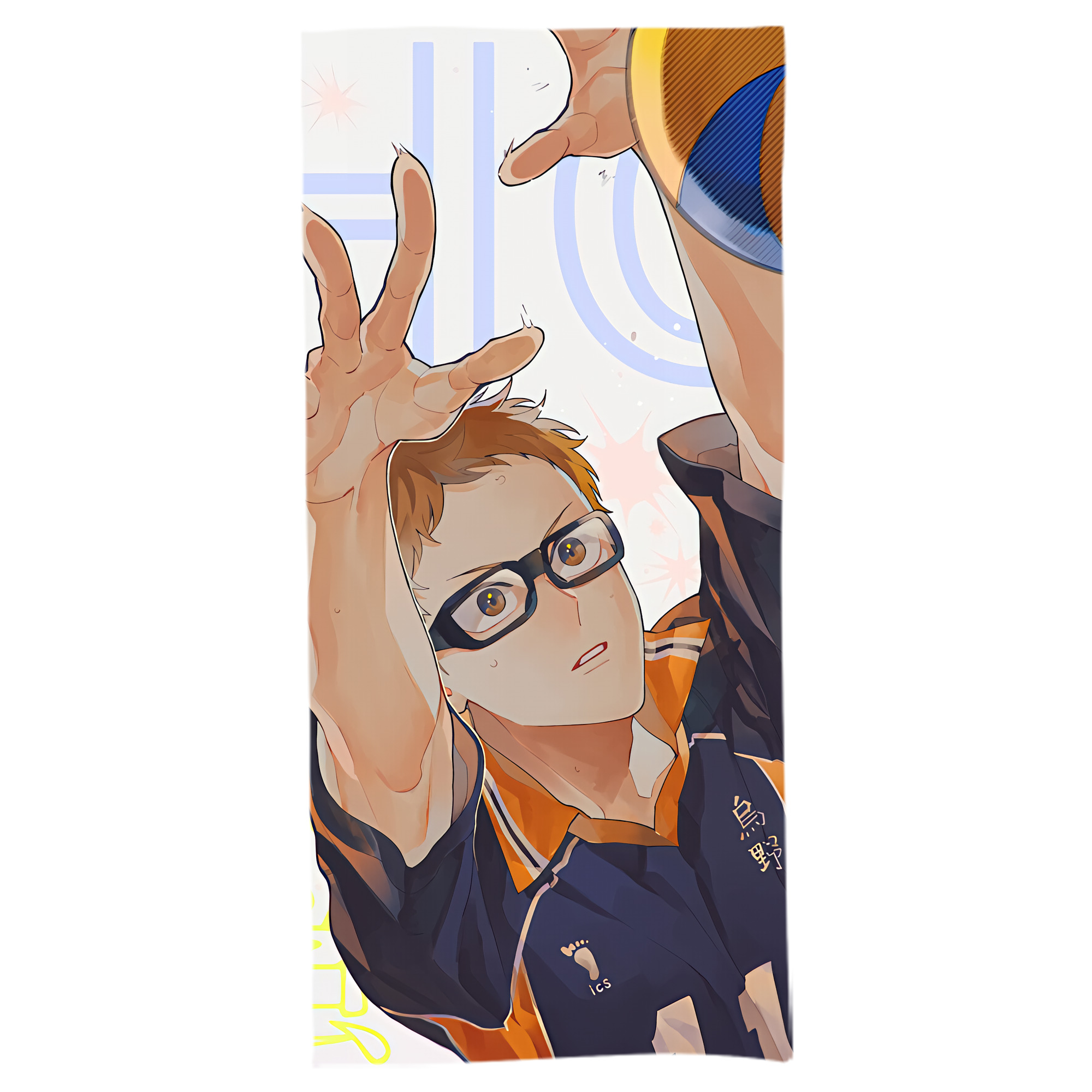 （画像用） ハイキュー!! Haikyu!! 大判バスタオル 70×140cm 吸水速乾 柔らかい肌触り