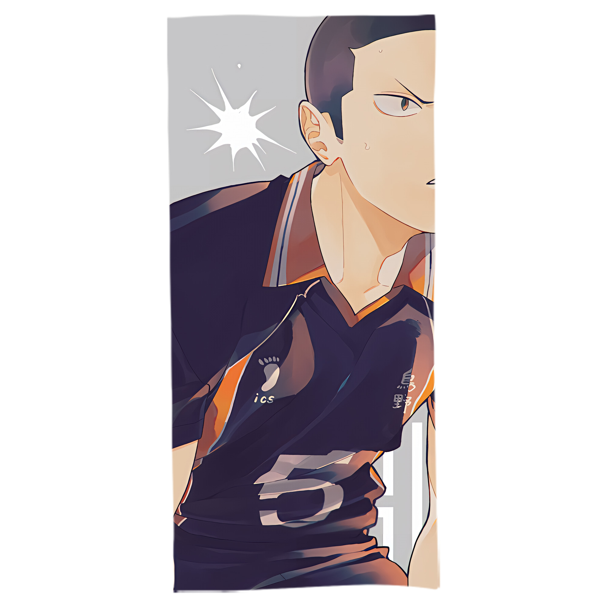 （画像用） ハイキュー!! Haikyu!! 大判バスタオル 70×140cm 吸水速乾 柔らかい肌触り