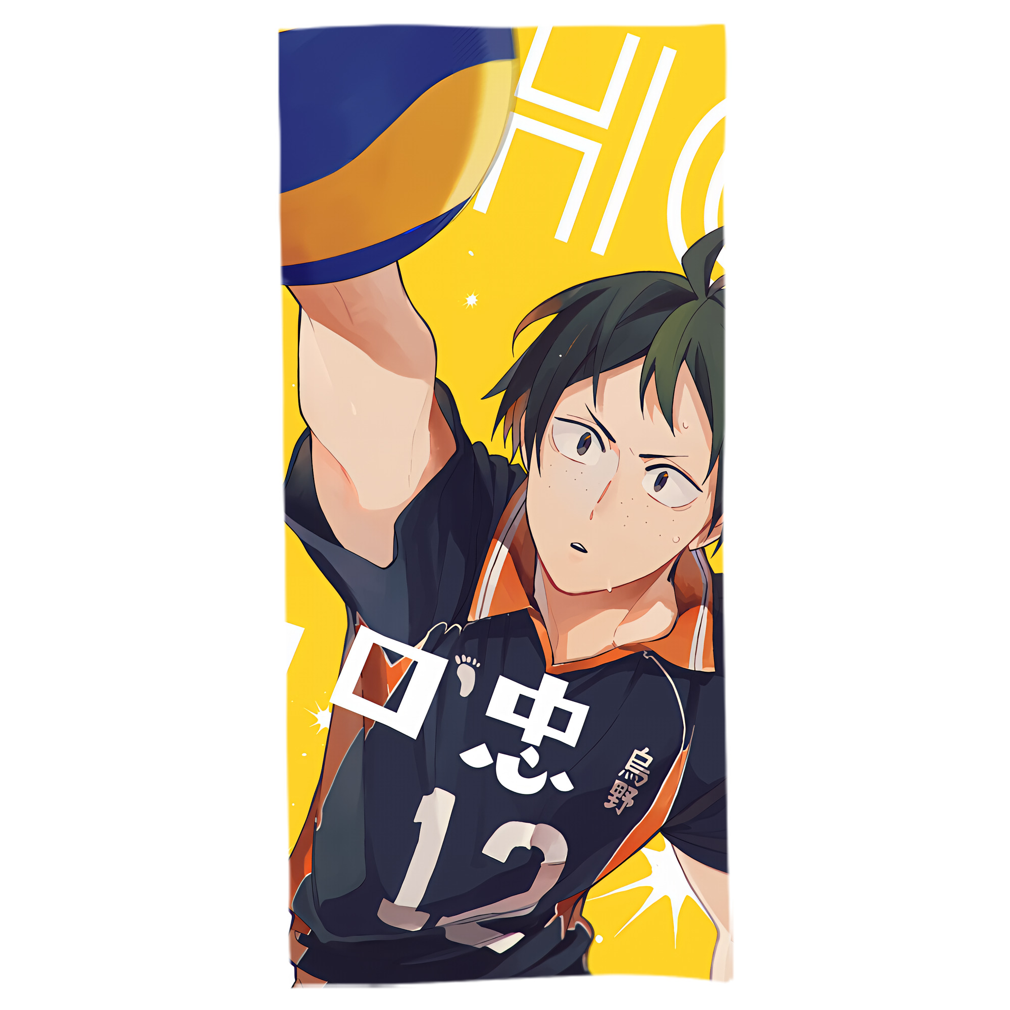 （画像用） ハイキュー!! Haikyu!! 大判バスタオル 70×140cm 吸水速乾 柔らかい肌触り