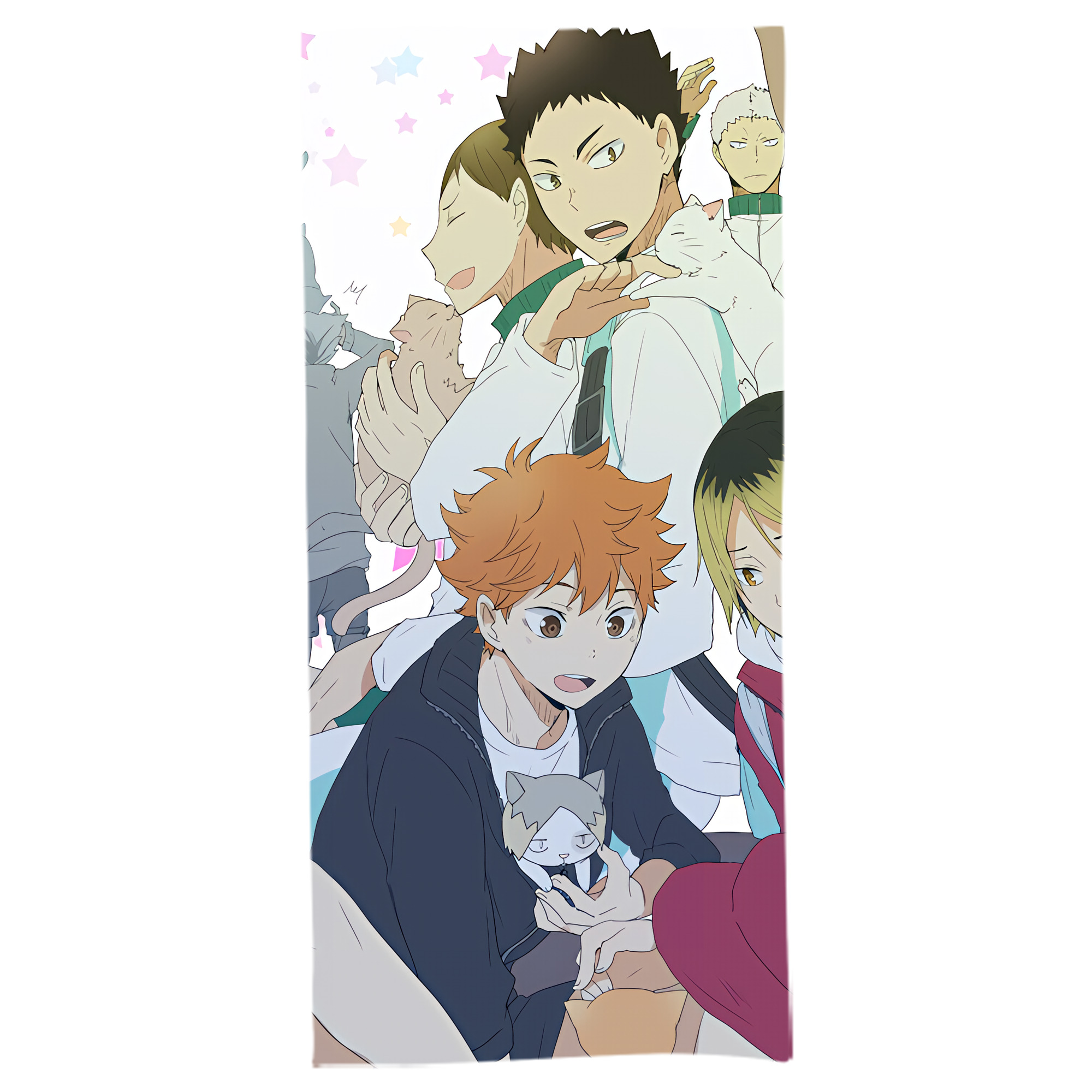 （画像用） ハイキュー!! Haikyu!! 大判バスタオル 70×140cm 吸水速乾 柔らかい肌触り