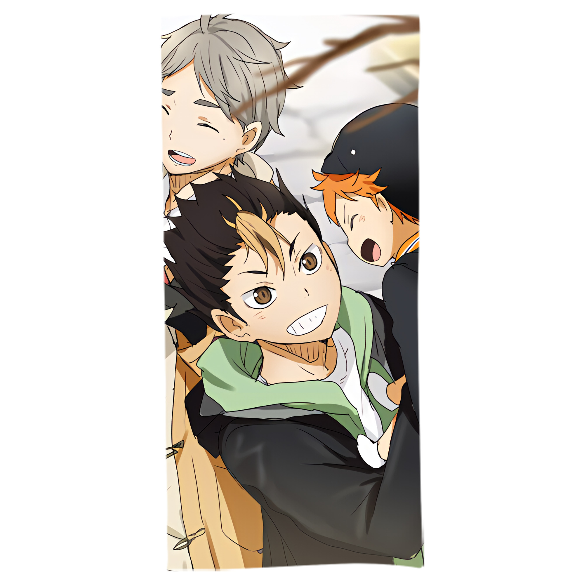 （画像用） ハイキュー!! Haikyu!! 大判バスタオル 70×140cm 吸水速乾 柔らかい肌触り