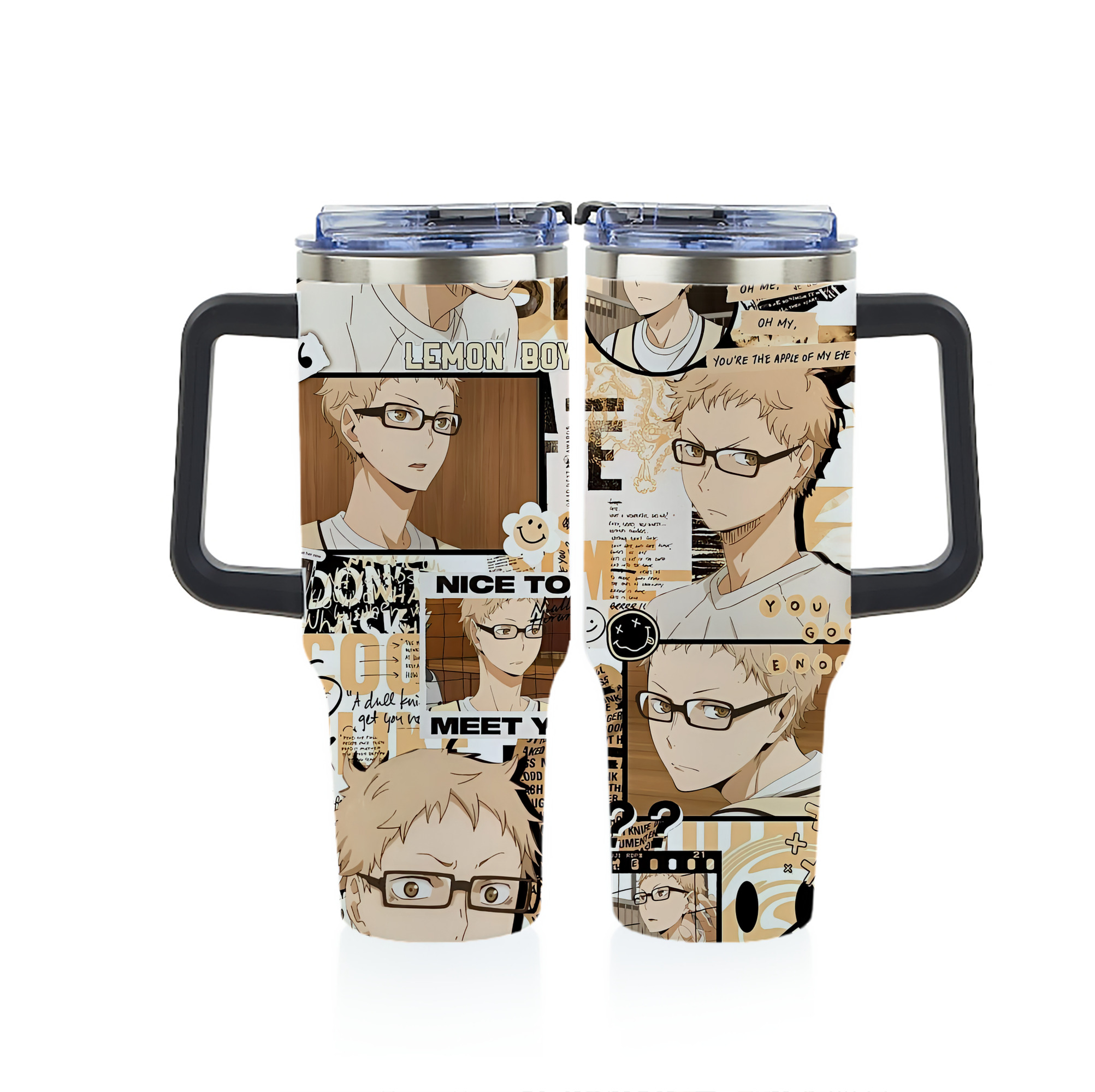 （画像用） ハイキュー!! Haikyu!! 1200ｍLフルプリント車用タンブラー