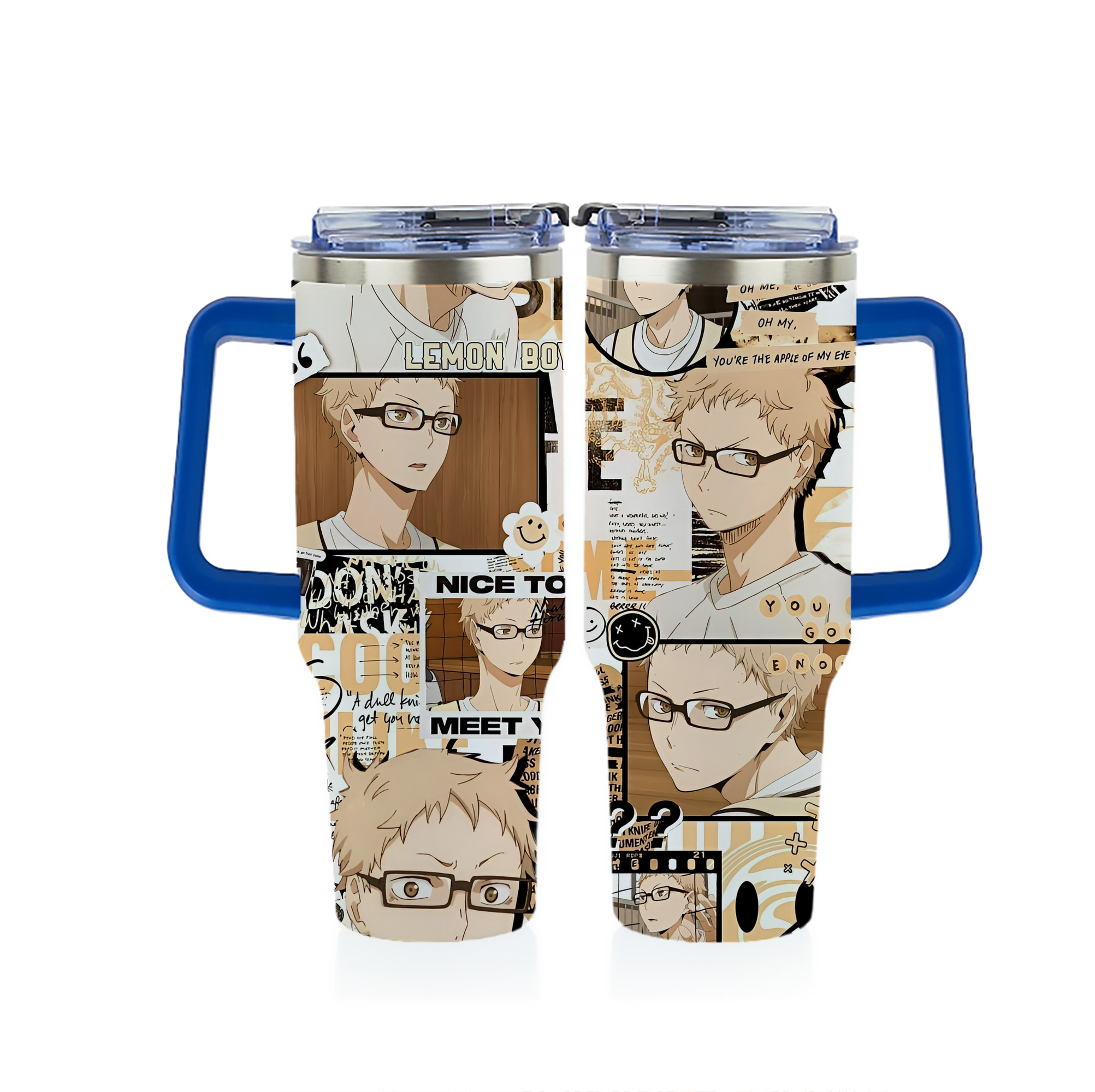 （画像用） ハイキュー!! Haikyu!! 1200ｍLフルプリント車用タンブラー