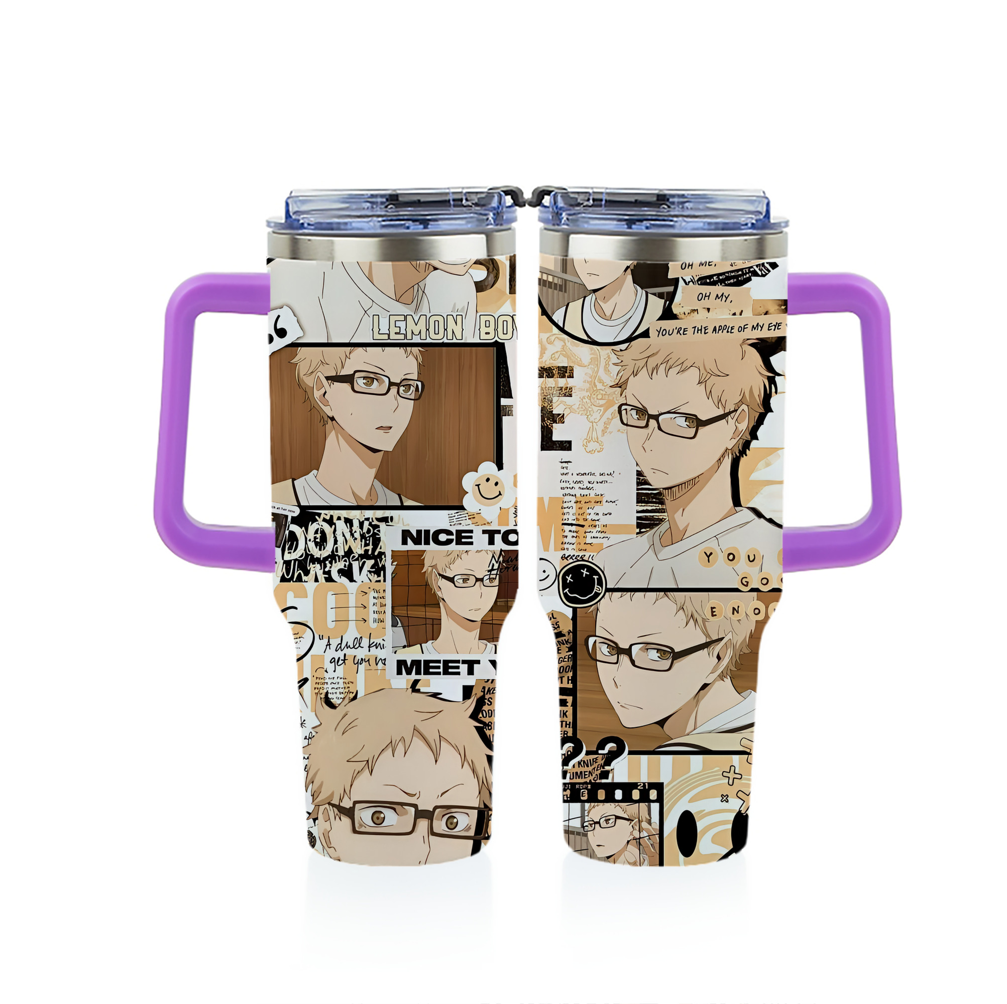 （画像用） ハイキュー!! Haikyu!! 1200ｍLフルプリント車用タンブラー