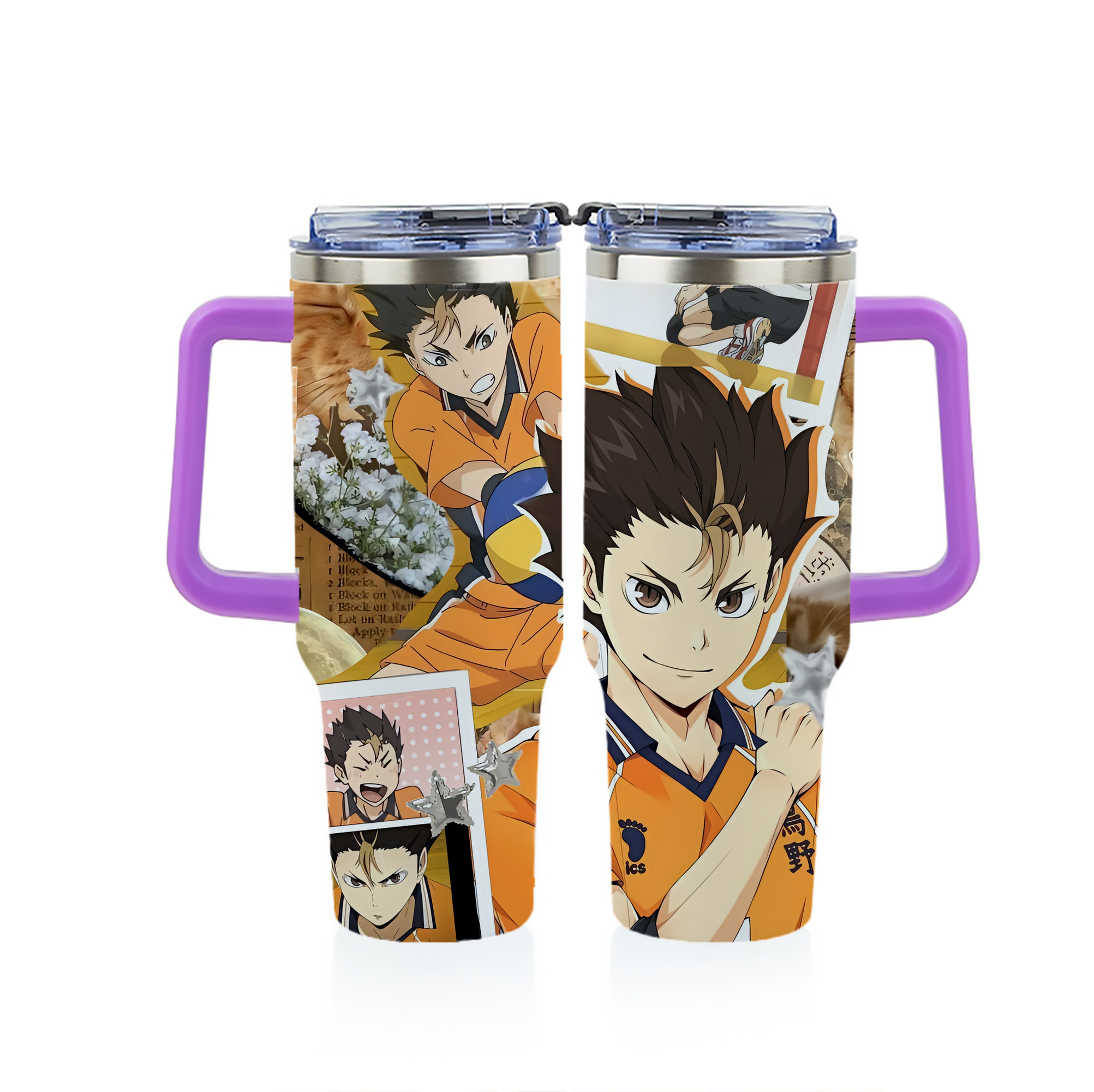 （画像用） ハイキュー!! Haikyu!! 1200ｍLフルプリント車用タンブラー