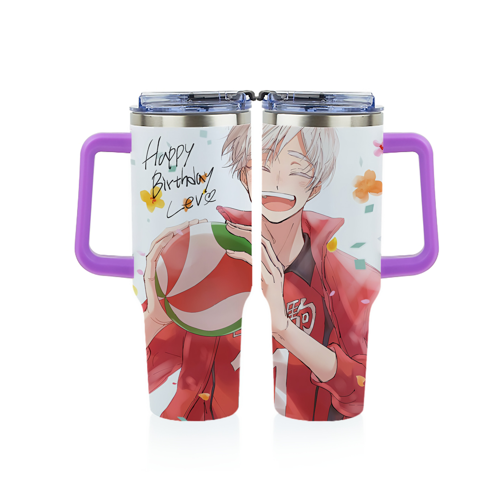 （画像用） ハイキュー!! Haikyu!! 1200ｍLフルプリント車用タンブラー