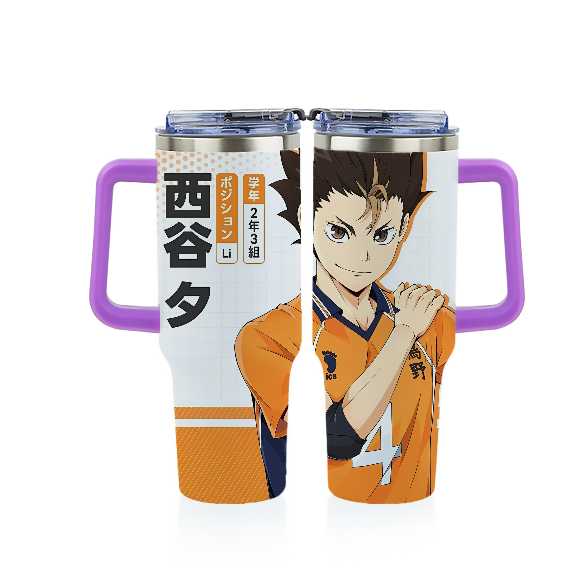 （画像用） ハイキュー!! Haikyu!! 1200ｍLフルプリント車用タンブラー
