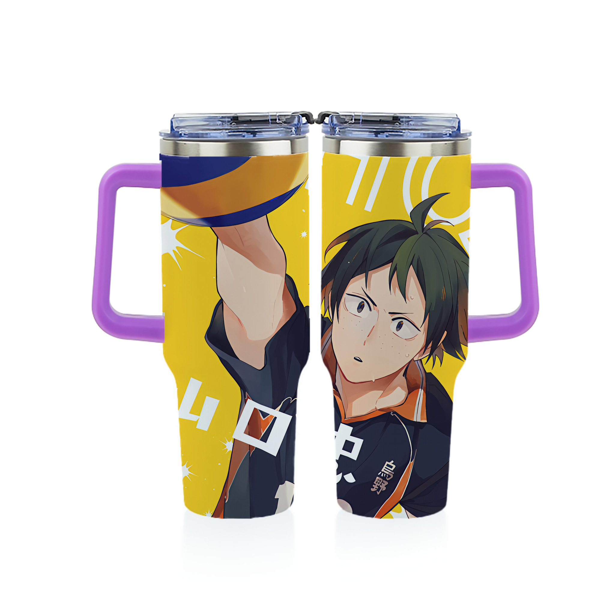 （画像用） ハイキュー!! Haikyu!! 1200ｍLフルプリント車用タンブラー