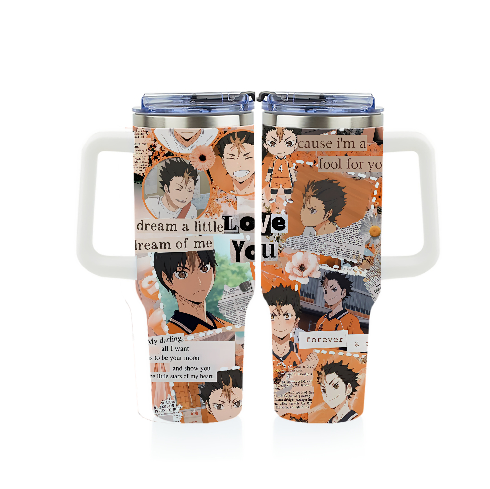 （画像用） ハイキュー!! Haikyu!! 1200ｍLフルプリント車用タンブラー