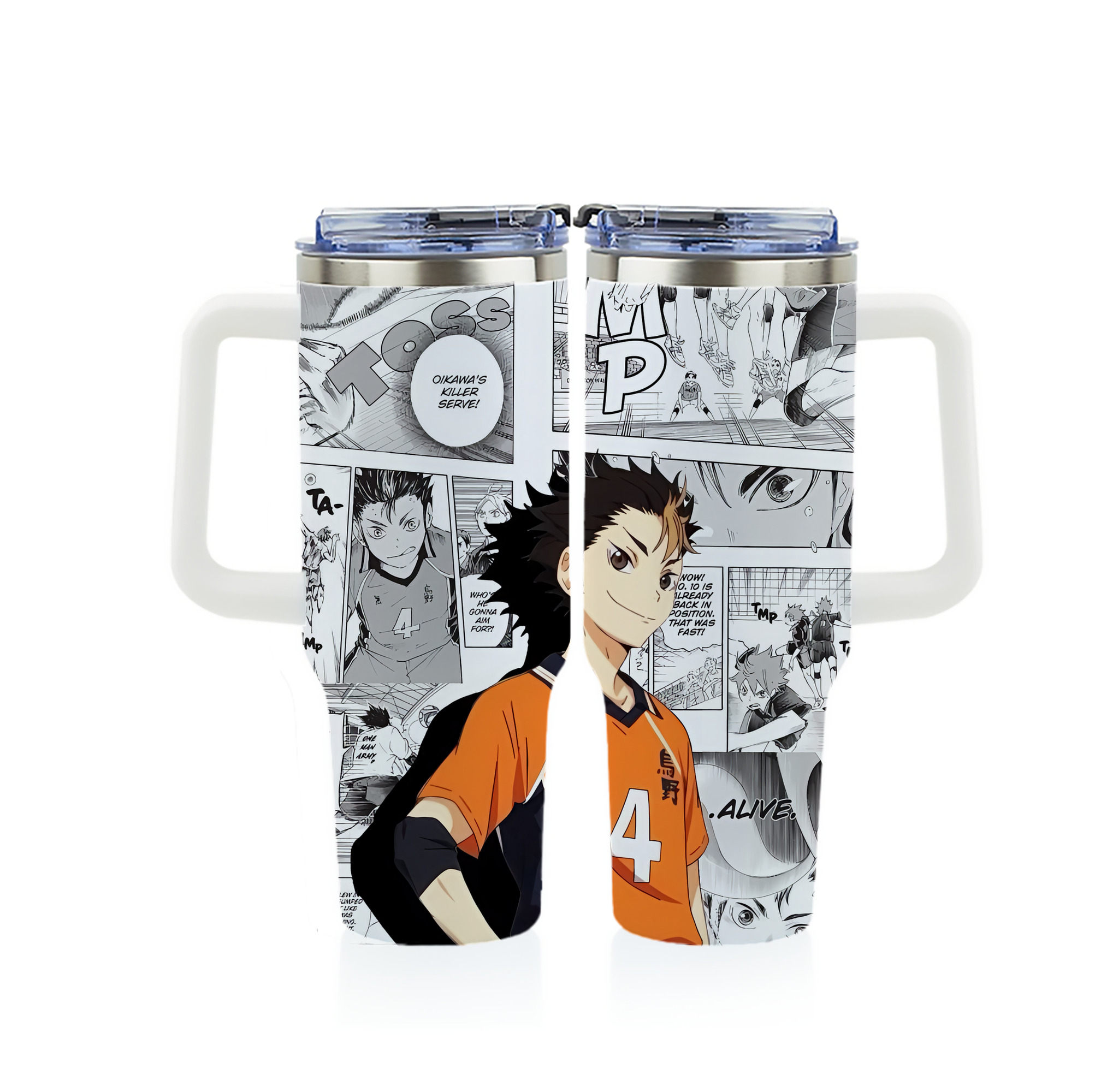 （画像用） ハイキュー!! Haikyu!! 1200ｍLフルプリント車用タンブラー