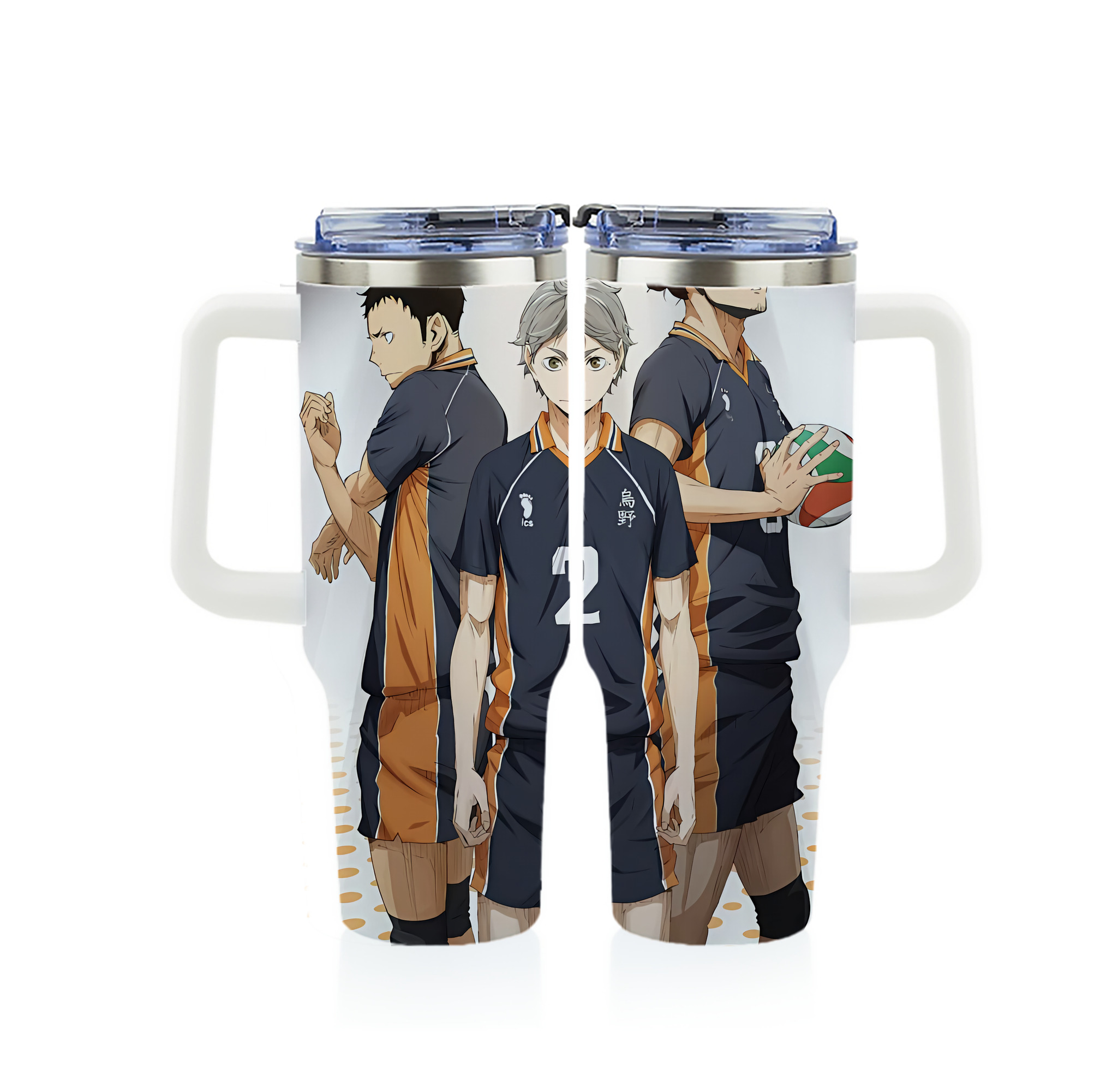 （画像用） ハイキュー!! Haikyu!! 1200ｍLフルプリント車用タンブラー