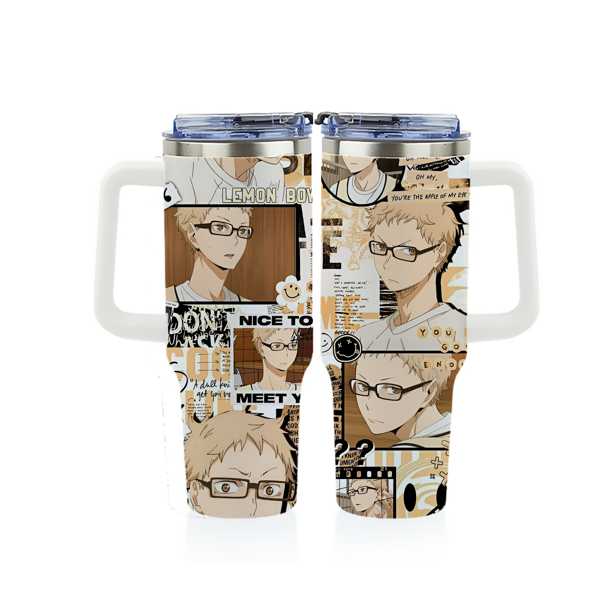 （画像用） ハイキュー!! Haikyu!! 1200ｍLフルプリント車用タンブラー