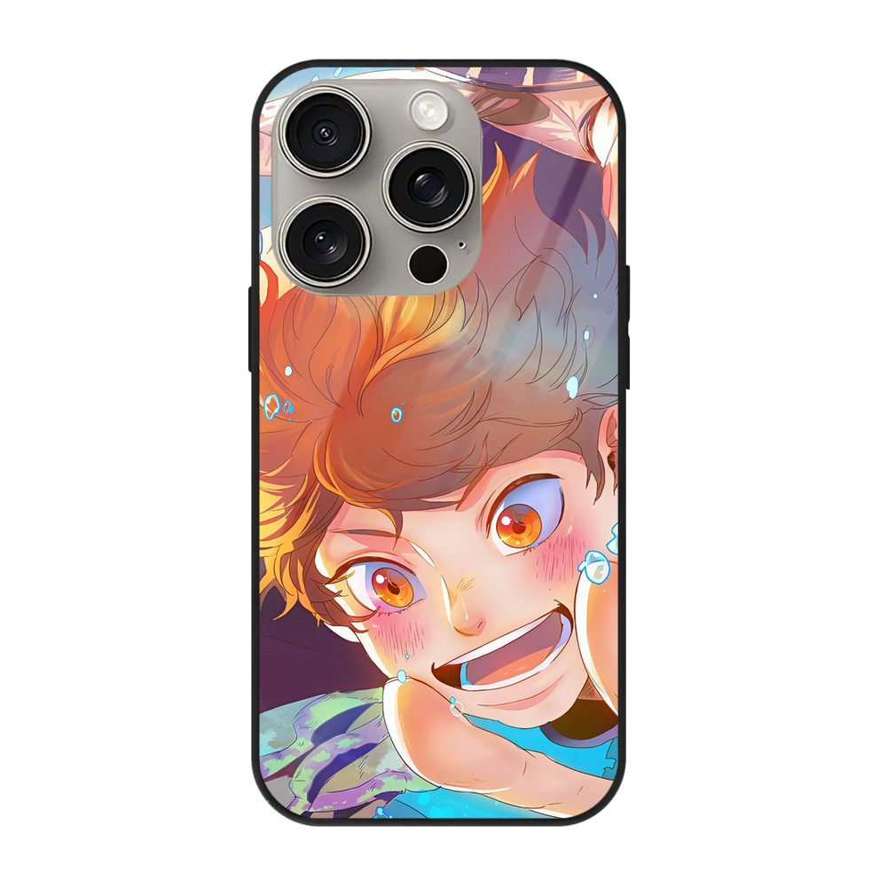 （画像用） ハイキュー!! Haikyu!! 【iPhone15Pro対応】スマホケース 耐衝撃＆黄変防止 背面ガラス