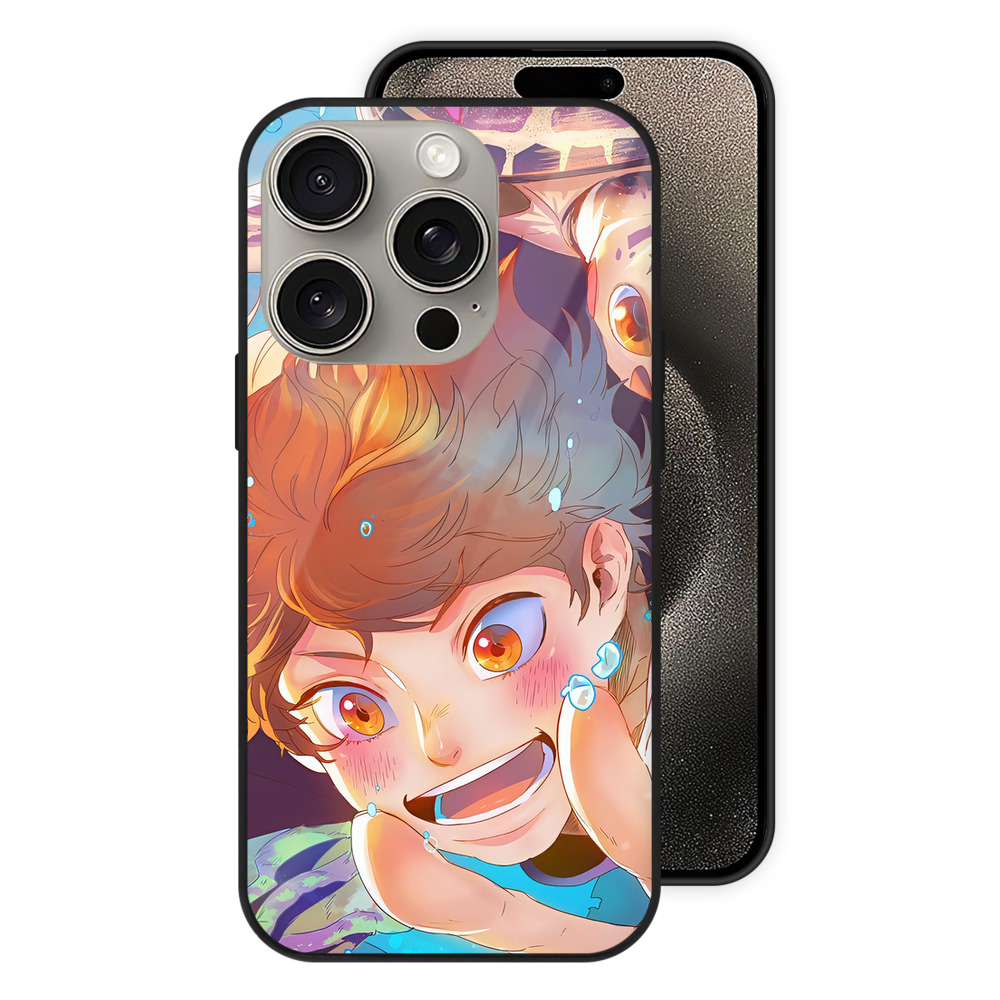 （画像用） ハイキュー!! Haikyu!! 【iPhone15Pro対応】スマホケース 耐衝撃＆黄変防止 背面ガラス