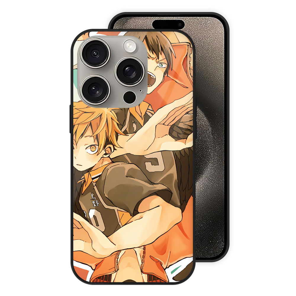 （画像用） ハイキュー!! Haikyu!! 【iPhone15Pro対応】スマホケース 耐衝撃＆黄変防止 背面ガラス