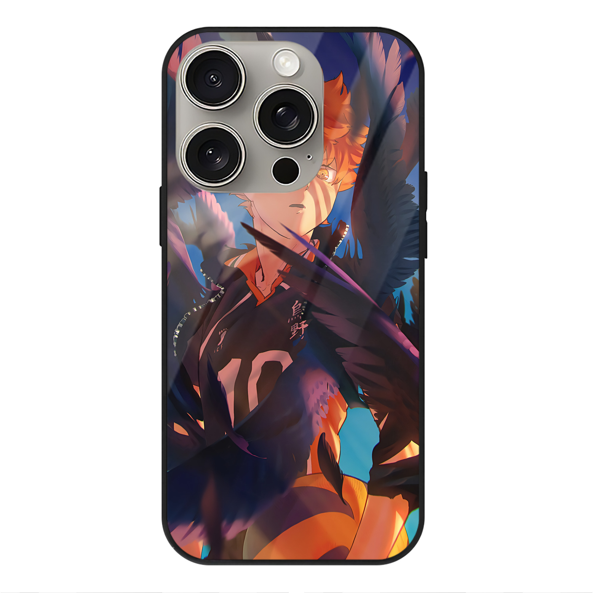 （画像用） ハイキュー!! Haikyu!! 【iPhone15Pro対応】スマホケース 耐衝撃＆黄変防止 背面ガラス