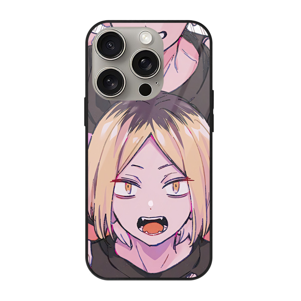 （画像用） ハイキュー!! Haikyu!! 【iPhone15Pro対応】スマホケース 耐衝撃＆黄変防止 背面ガラス