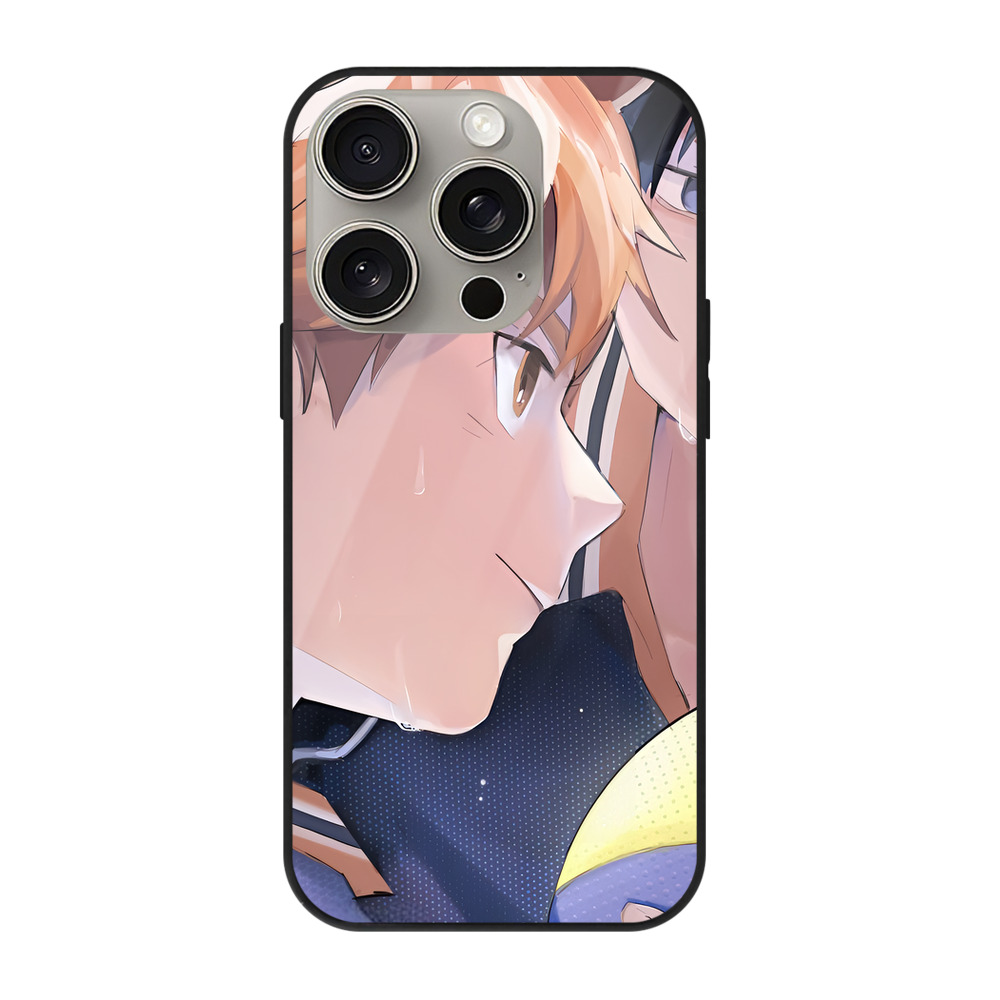 （画像用） ハイキュー!! Haikyu!! 【iPhone15Pro対応】スマホケース 耐衝撃＆黄変防止 背面ガラス