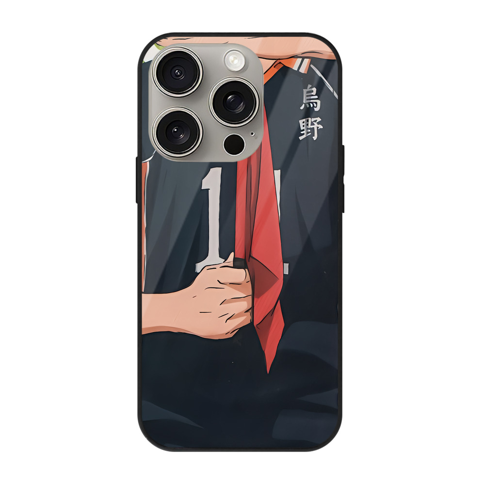（画像用） ハイキュー!! Haikyu!! 【iPhone15Pro対応】スマホケース 耐衝撃＆黄変防止 背面ガラス