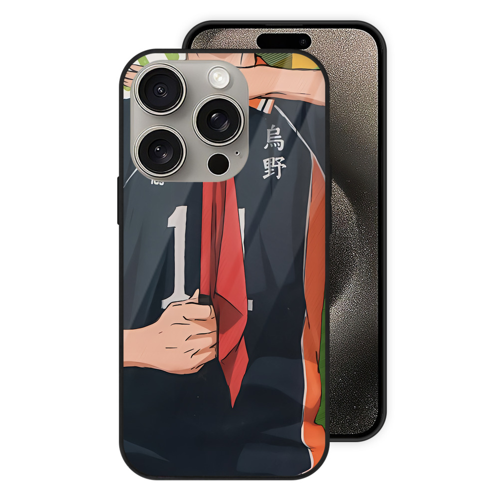 （画像用） ハイキュー!! Haikyu!! 【iPhone15Pro対応】スマホケース 耐衝撃＆黄変防止 背面ガラス