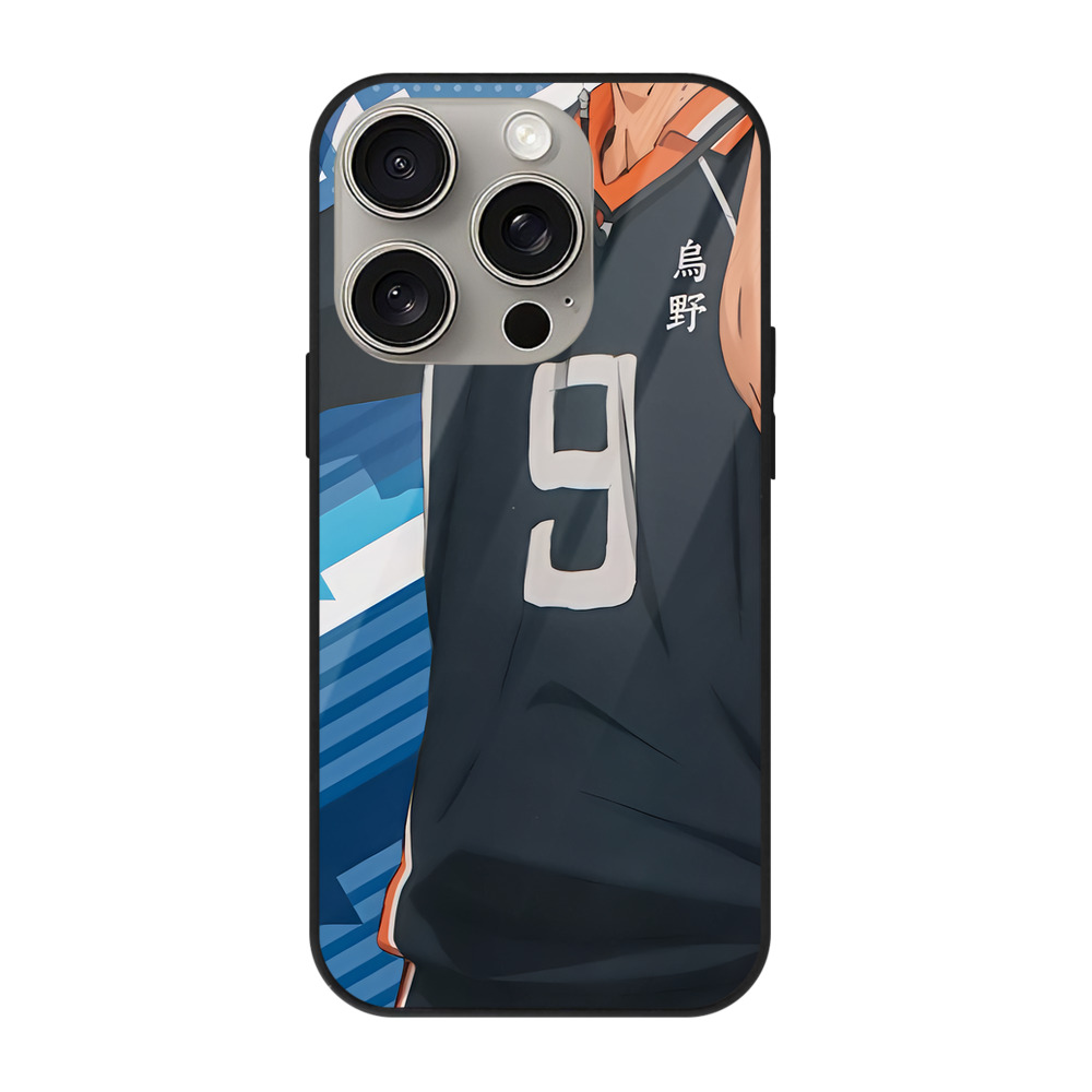（画像用） ハイキュー!! Haikyu!! 【iPhone15Pro対応】スマホケース 耐衝撃＆黄変防止 背面ガラス