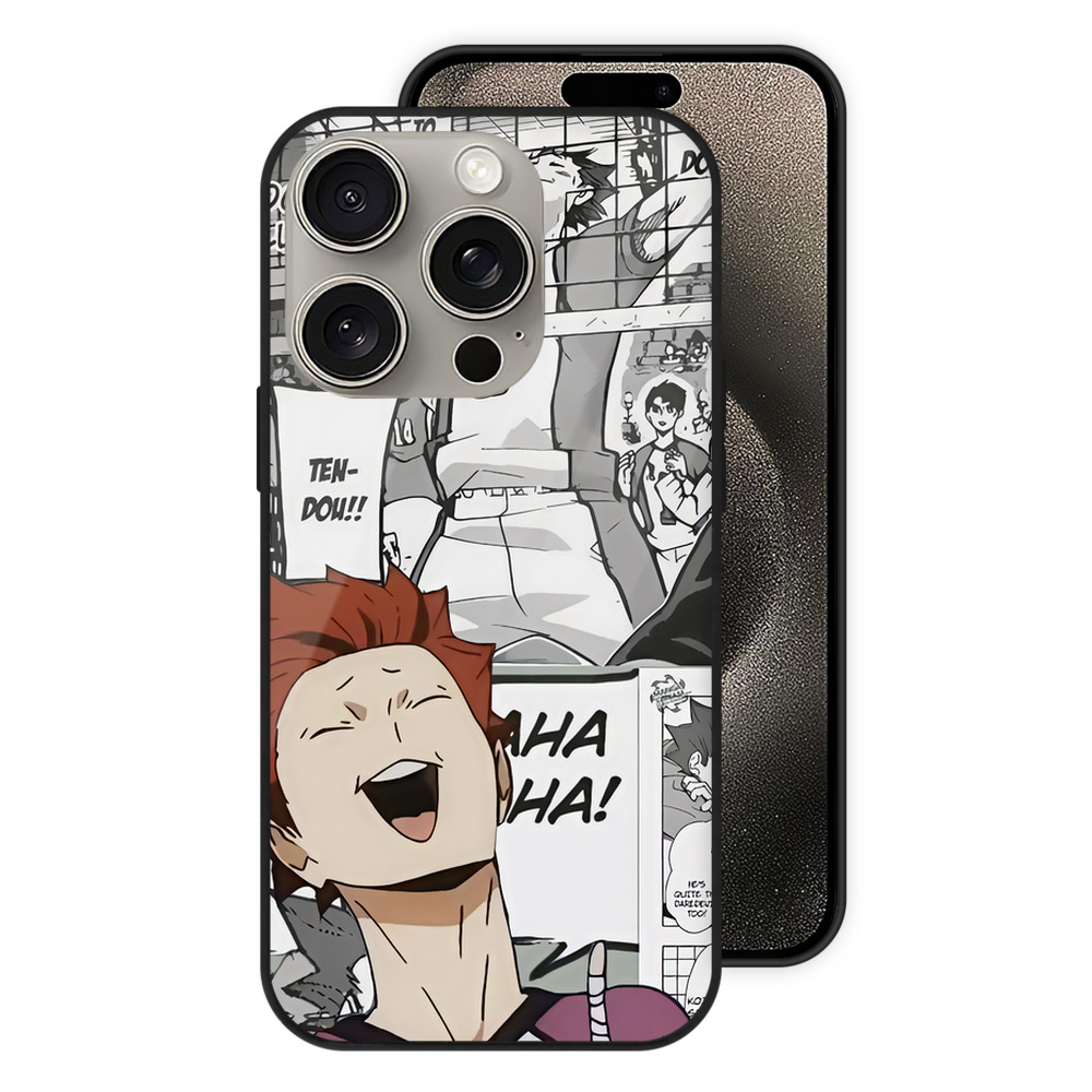 （画像用） ハイキュー!! Haikyu!! 【iPhone15Pro対応】スマホケース 耐衝撃＆黄変防止 背面ガラス