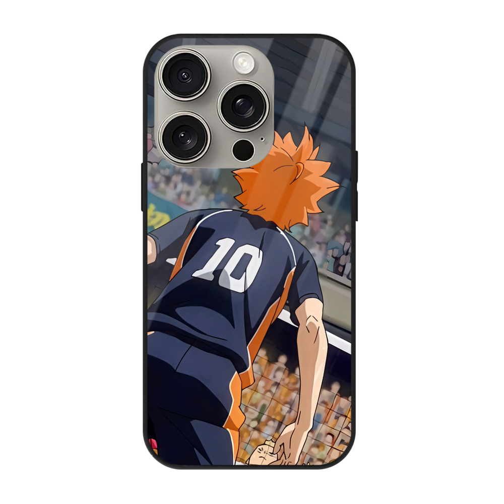 （画像用） ハイキュー!! Haikyu!! 【iPhone15Pro対応】スマホケース 耐衝撃＆黄変防止 背面ガラス