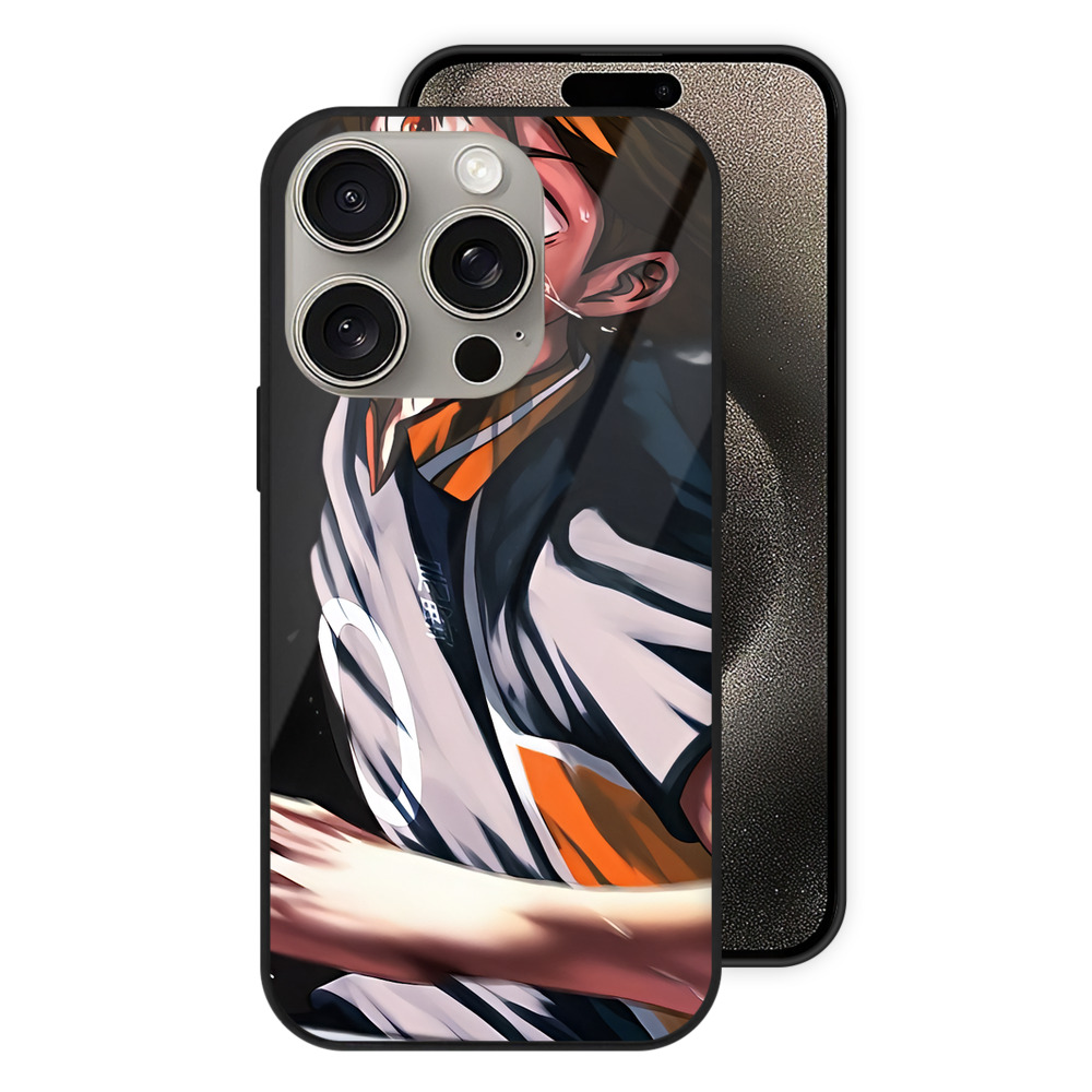 （画像用） ハイキュー!! Haikyu!! 【iPhone15Pro対応】スマホケース 耐衝撃＆黄変防止 背面ガラス