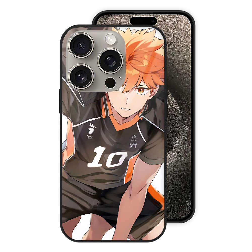 （画像用） ハイキュー!! Haikyu!! 【iPhone15Pro対応】スマホケース 耐衝撃＆黄変防止 背面ガラス