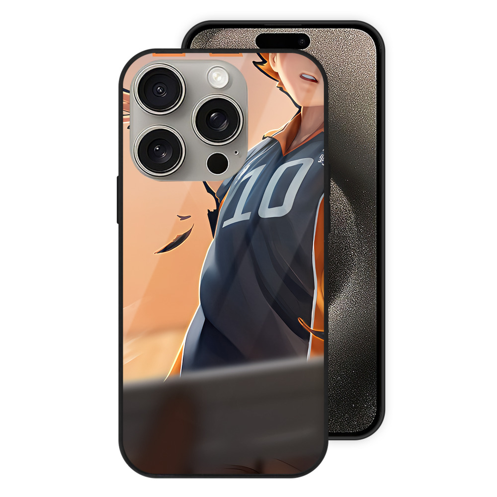 （画像用） ハイキュー!! Haikyu!! 【iPhone15Pro対応】スマホケース 耐衝撃＆黄変防止 背面ガラス