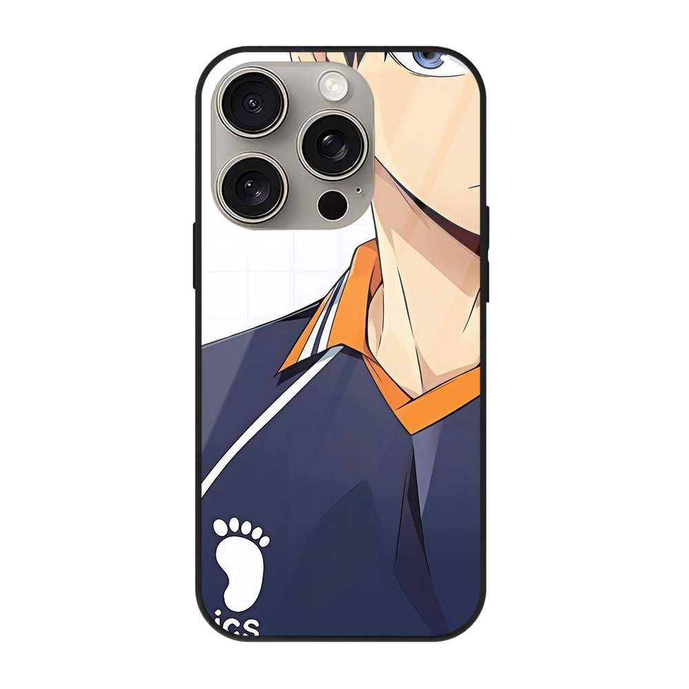 （画像用） ハイキュー!! Haikyu!! 【iPhone15Pro対応】スマホケース 耐衝撃＆黄変防止 背面ガラス