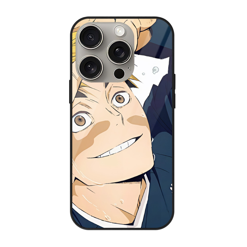 （画像用） ハイキュー!! Haikyu!! 【iPhone15Pro対応】スマホケース 耐衝撃＆黄変防止 背面ガラス