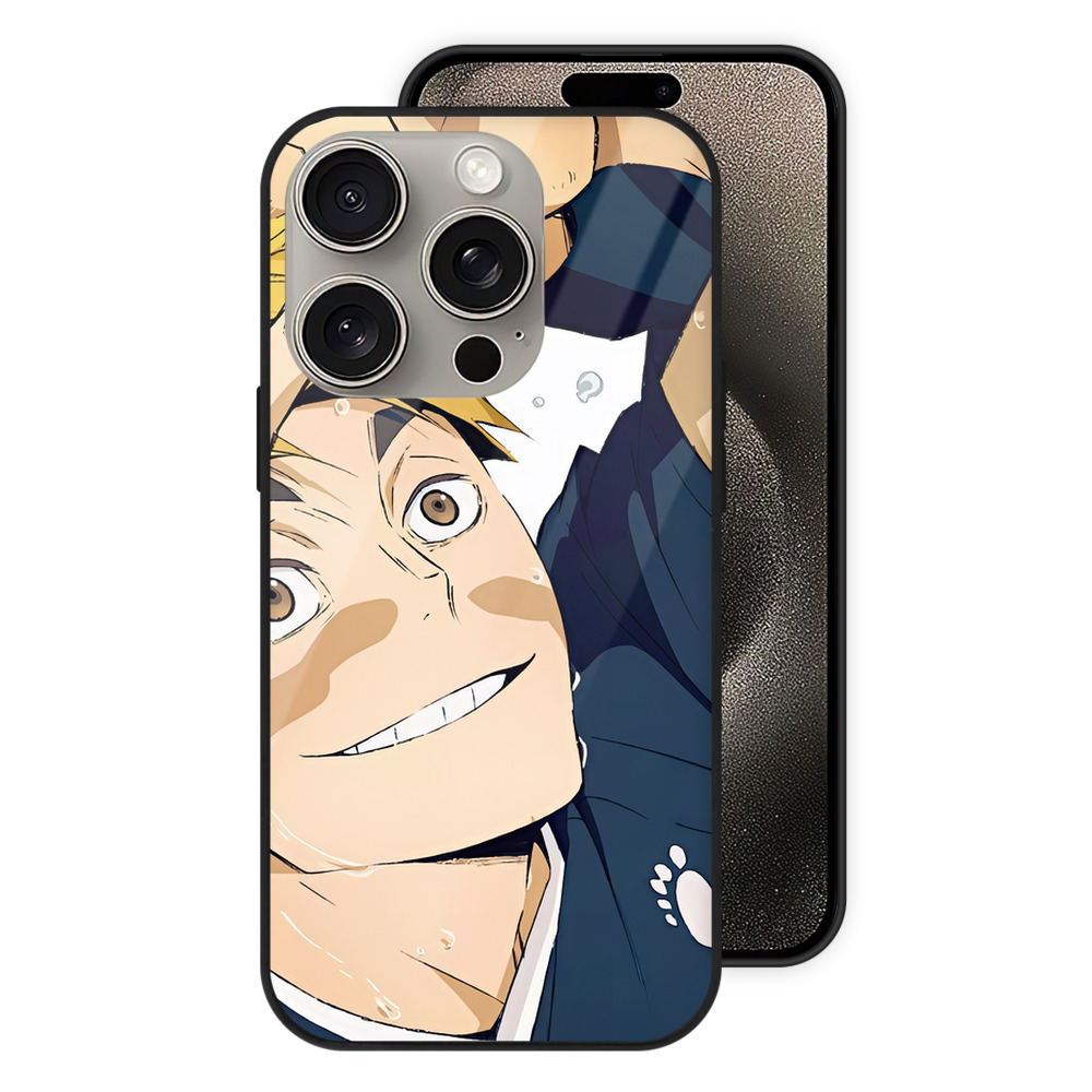 （画像用） ハイキュー!! Haikyu!! 【iPhone15Pro対応】スマホケース 耐衝撃＆黄変防止 背面ガラス