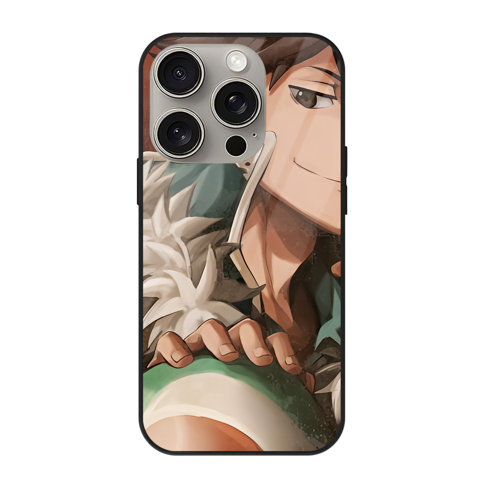 （画像用） ハイキュー!! Haikyu!! 【iPhone15Pro対応】スマホケース 耐衝撃＆黄変防止 背面ガラス