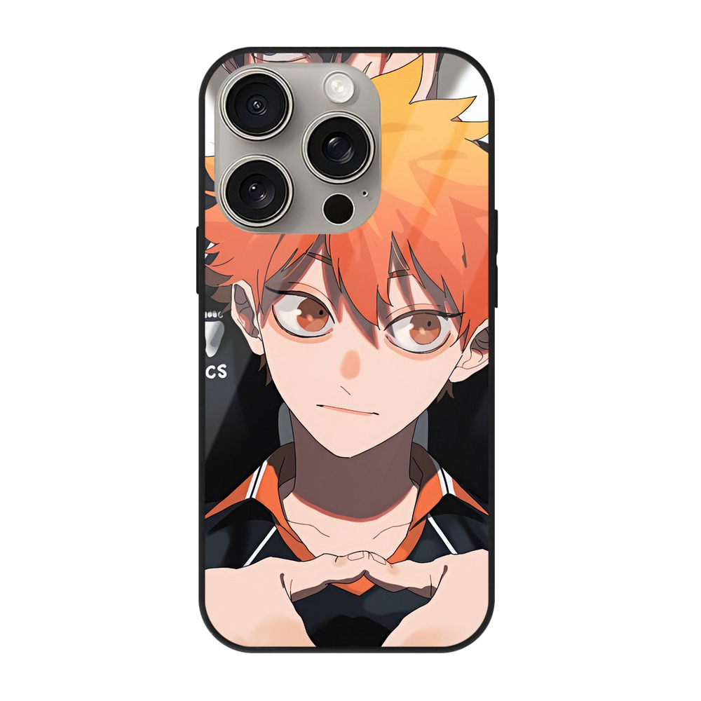 （画像用） ハイキュー!! Haikyu!! 【iPhone15Pro対応】スマホケース 耐衝撃＆黄変防止 背面ガラス