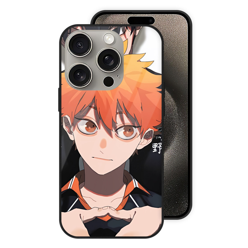 （画像用） ハイキュー!! Haikyu!! 【iPhone15Pro対応】スマホケース 耐衝撃＆黄変防止 背面ガラス