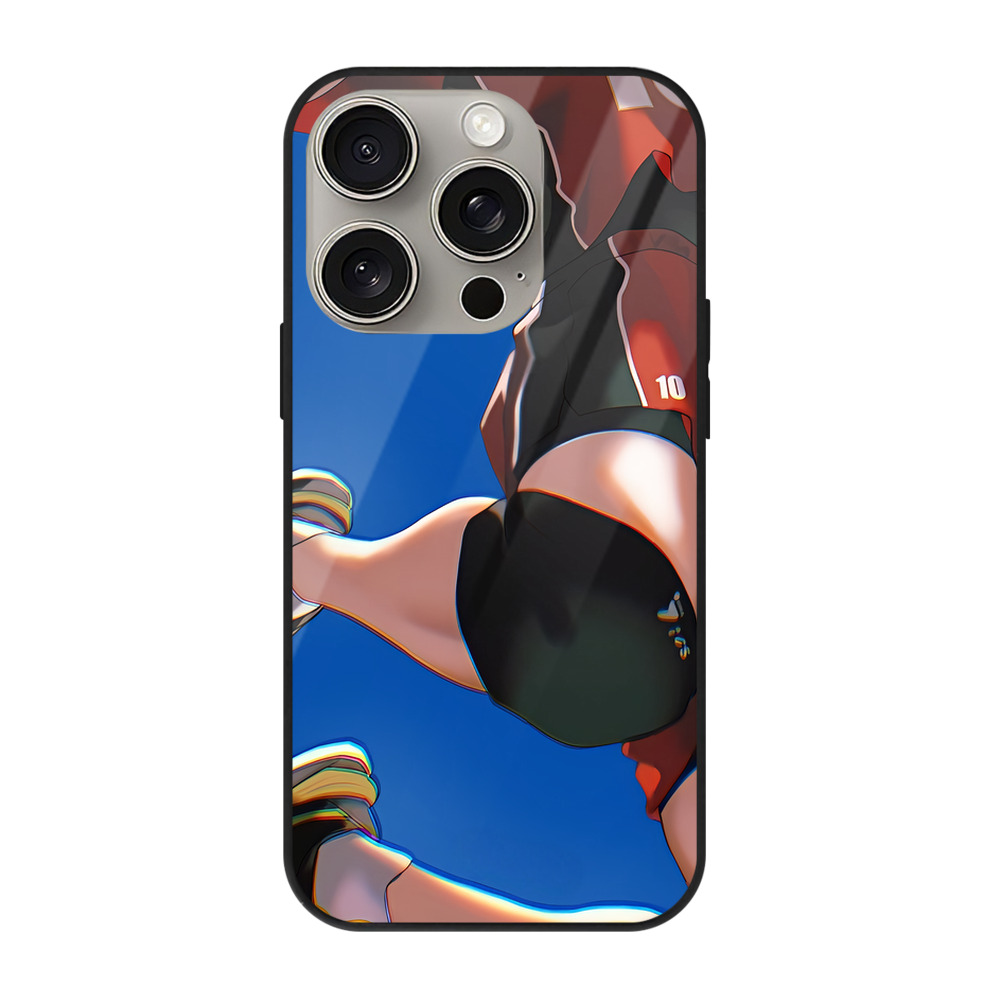 （画像用） ハイキュー!! Haikyu!! 【iPhone15Pro対応】スマホケース 耐衝撃＆黄変防止 背面ガラス