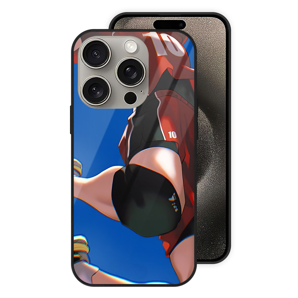 （画像用） ハイキュー!! Haikyu!! 【iPhone15Pro対応】スマホケース 耐衝撃＆黄変防止 背面ガラス