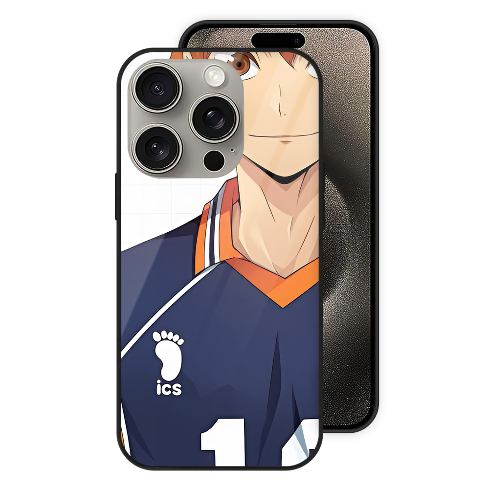 （画像用） ハイキュー!! Haikyu!! 【iPhone15Pro対応】スマホケース 耐衝撃＆黄変防止 背面ガラス