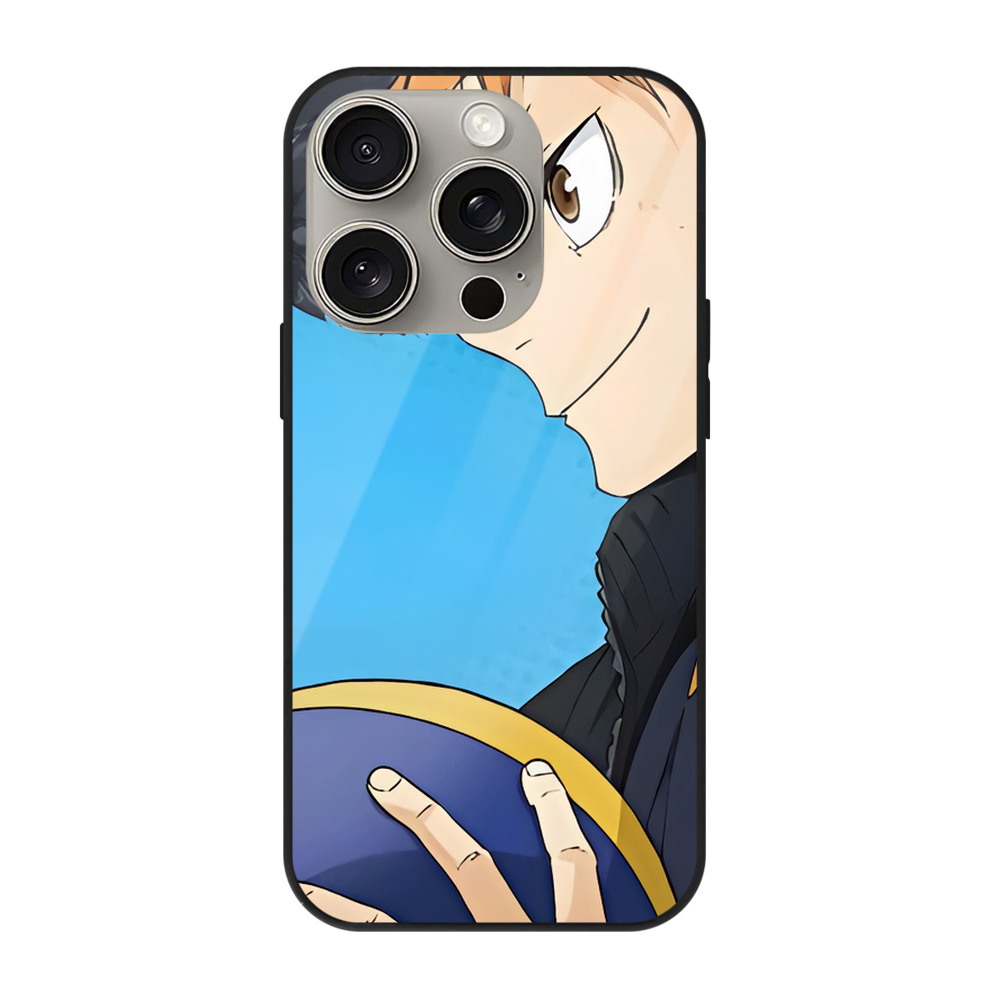 （画像用） ハイキュー!! Haikyu!! 【iPhone15Pro対応】スマホケース 耐衝撃＆黄変防止 背面ガラス