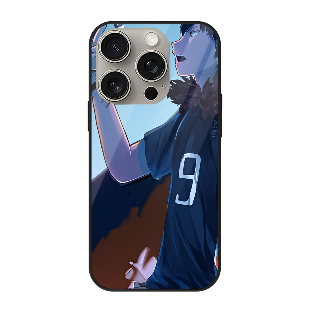 （画像用） ハイキュー!! Haikyu!! 【iPhone15Pro対応】スマホケース 耐衝撃＆黄変防止 背面ガラス
