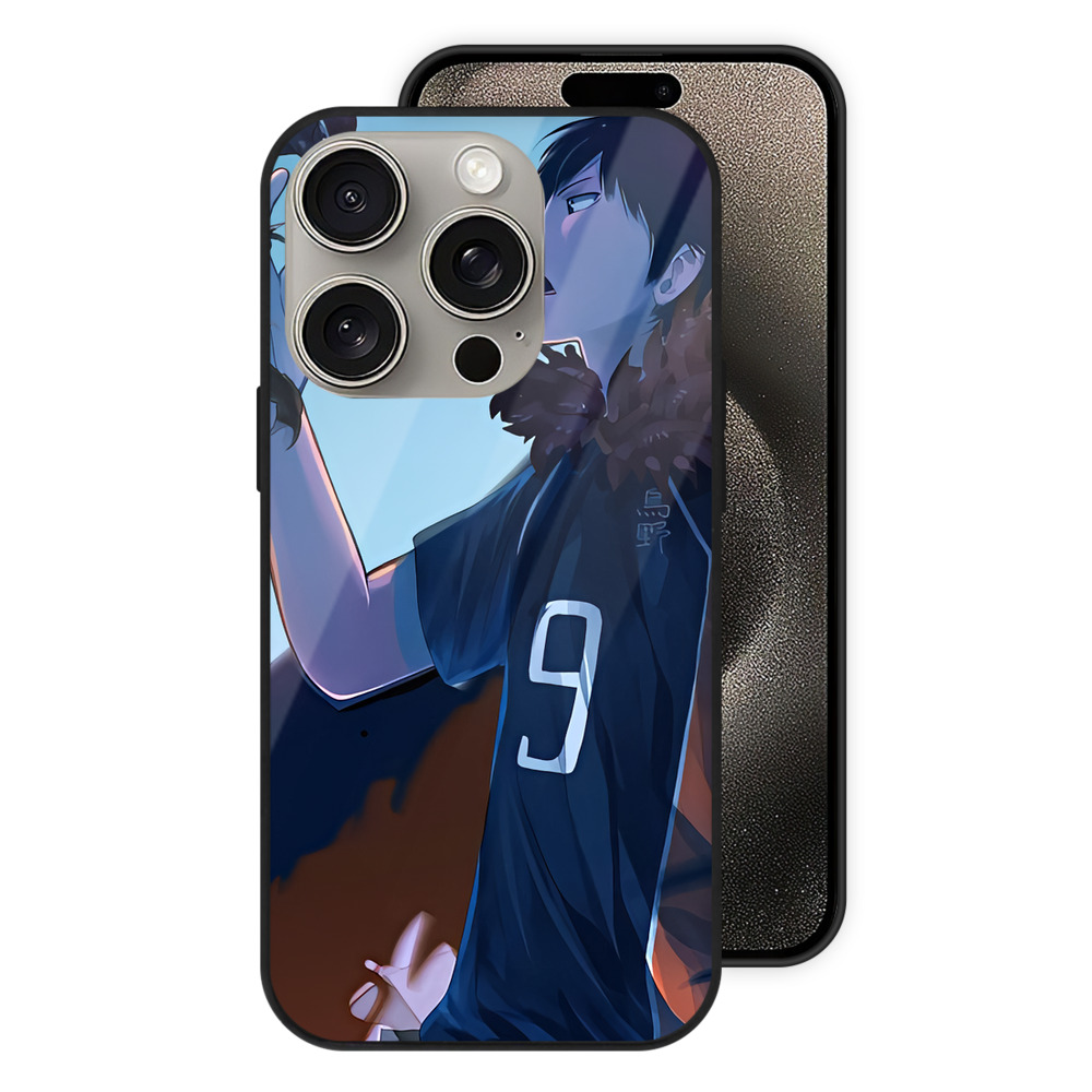 （画像用） ハイキュー!! Haikyu!! 【iPhone15Pro対応】スマホケース 耐衝撃＆黄変防止 背面ガラス