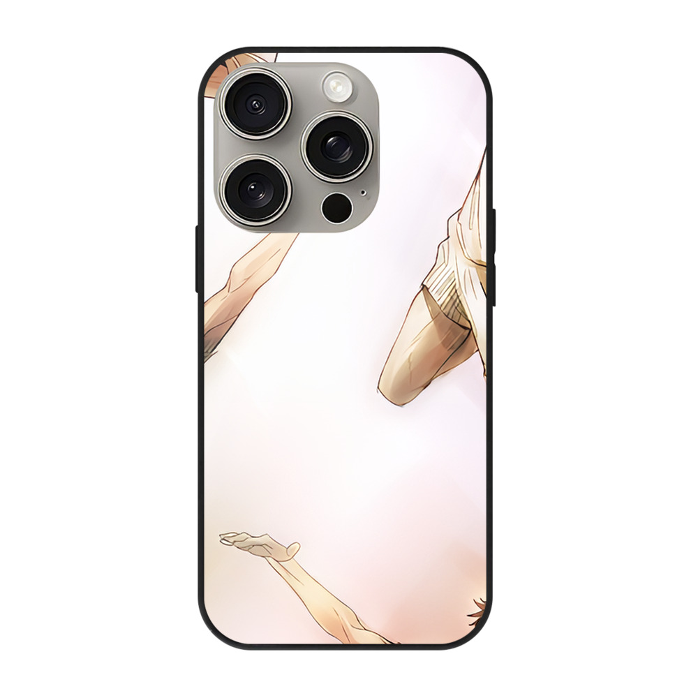 （画像用） ハイキュー!! Haikyu!! 【iPhone15Pro対応】スマホケース 耐衝撃＆黄変防止 背面ガラス
