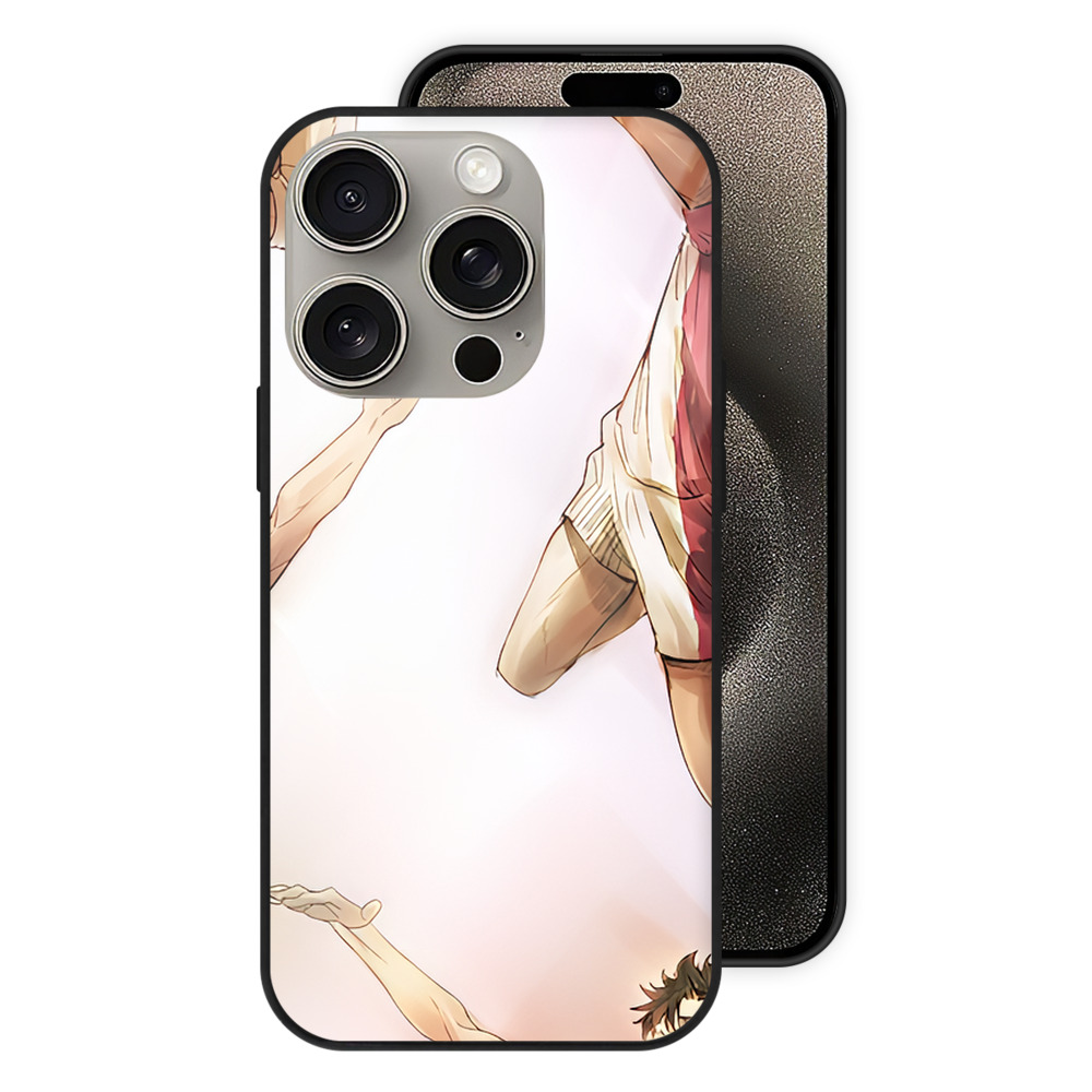 （画像用） ハイキュー!! Haikyu!! 【iPhone15Pro対応】スマホケース 耐衝撃＆黄変防止 背面ガラス